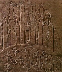 Assurbanipal (Assiri) attacca la capitale elamita di Susa - anno 647 a.C  