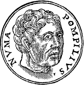 Numa Pompilio 2º Re di Roma / anno 715 - 673 ac
