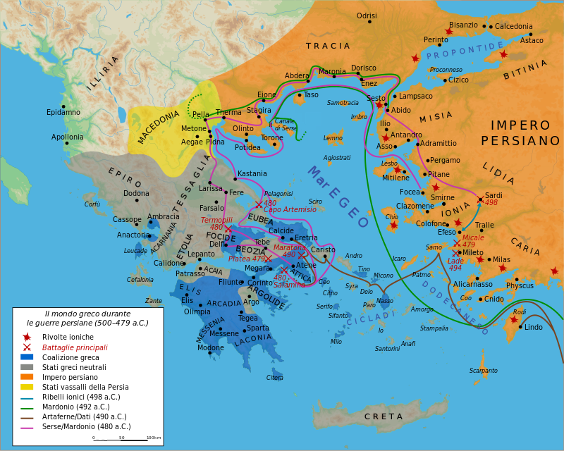 mappa 500 guerre persiane maratona