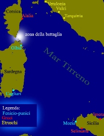 Battaglia del Mare Sardo - 541 a.c.   535 a.c.
