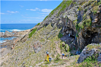 Caverna di Blombos (Sud Africa) - 80.000 a.c. 