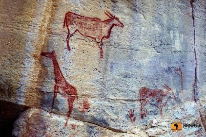 Pitture rupestri di Tsodilo Hills - 18.000 a.c.  