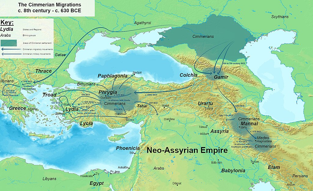 Turkey ancient region map phrygia Copia