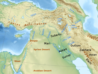 Gutei abbattono l'impero accadico - anno 2150 a.C 