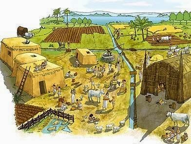 Periodo di 'Ubaid - prime case in argilla - circa 4500-3500 a.C.