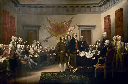 Dichiarazione d'indipendenza degli Stati Uniti d'America - anno 1776