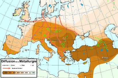 Età del bronzo - da 3.000 a 1.000 ac